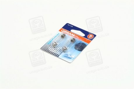 Лампа софітна допоможе. освітлення C10W 12V 10W SV8.5-8 (2 шт) blister OSRAM 6411-02B