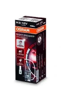 Лампа H3 12V 55W NIGHT BREAKER 110% 64151 NBU OSRAM 64151NBU
