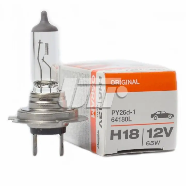 Лампочка Standard галоген H18 (10 шт, 12 В, 65 Вт, тип гнізда: PY26D-1) OSRAM 64180L (фото 1)