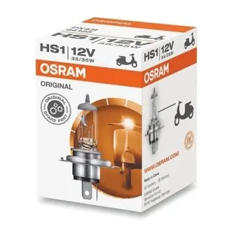 Лампочка Standard допоміжна HS1 (10 шт, 12 В, 35 Вт, тип гнізда: PX43T для мотоциклів) OSRAM 64185