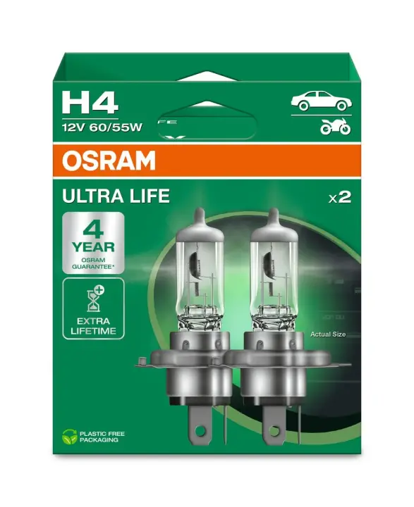 Автомобільна лампа 2 шт OSRAM 64193ULT-2HB (фото 1)