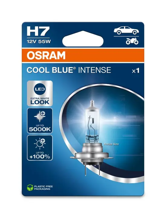 Лампа фарна H7 12V 55W PX26d COOL BLUE INTENSE Next Gen (1 шт) blister(вир-во) OSRAM 64210CBN-1BL (фото 1)