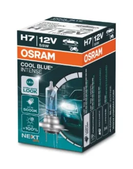 Лампа галогенова 55W H7 12V 55W 5000K PX26D OSR64210 CBN зі слідами встановлення OSRAM 64210CBN