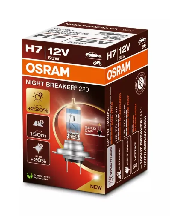 Лампа H7 OSRAM 64210NB220 (фото 1)