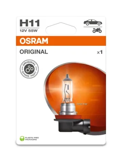 Лампочка H11 Standard (упаковка-блістер, 1 шт, 12В, 55Вт, тип гнізда: PGJ 19-2) OSRAM 64211-1BL