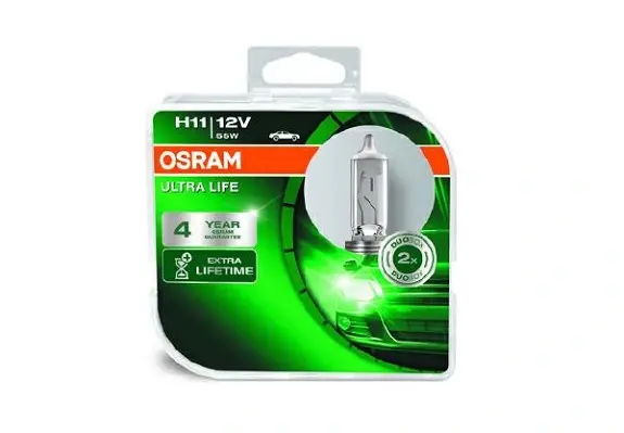 ЛАМПА H11 55W 12V PGJ1 ULTRA LIFE OSRAM 64211ULTHCB (фото 1)