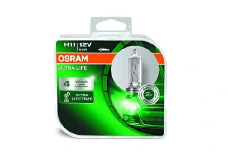 ЛАМПА H11 55W 12V PGJ1 ULTRA LIFE OSRAM 64211ULTHCB