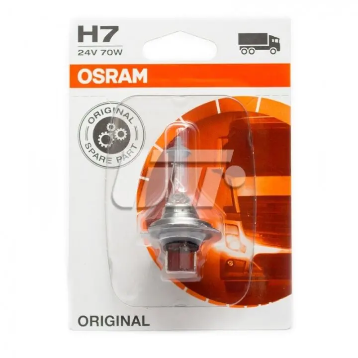 ЛАМПА H7 24V 70W PX26d BLI STANDARD - знято з виробництва OSRAM 64215-01b (фото 1)