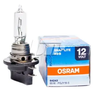 Лампочка Standard допоміжна H9B (10 шт, 12 В, 65 Вт, тип гнізда: PGJY19-5) OSRAM 64243
