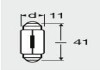 ЛАМПА 24V 10W SV8.5-8 FS STANDARD (41 мм) OSRAM 6429 (фото 2)