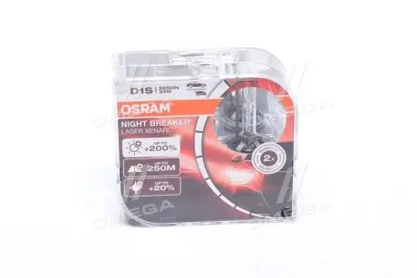 ЛАМПА D1S 85V 35W PK32d-2 DUO XENARC NIGHT BREAKER LASER - заміна на 66140XN2-2HB OSRAM 66140XNNHCB