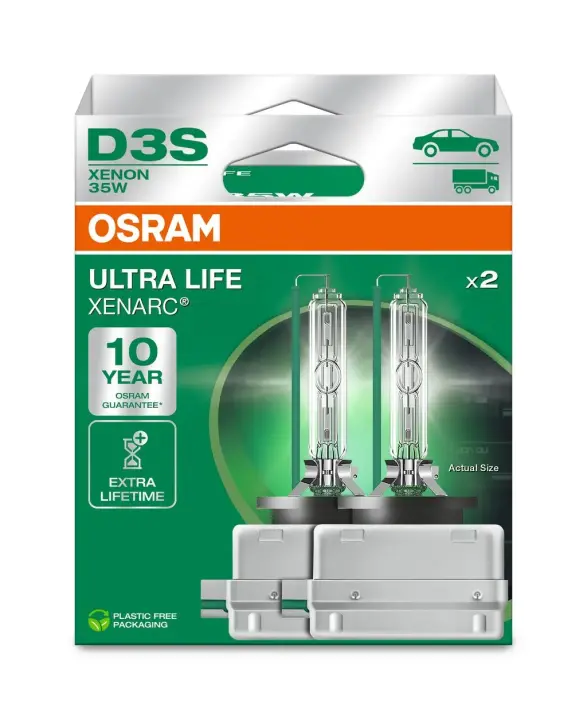 Лампочки освітлення, ксенон, LED OSRAM 66340ULT2HB (фото 1)