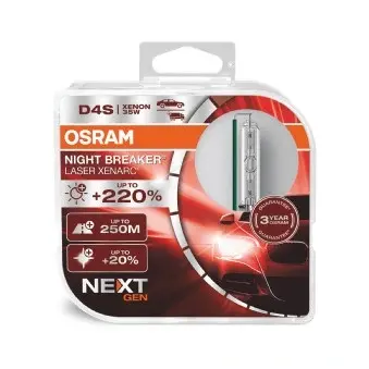 ЛАМПА D4S 35W P32d-5 DUO XENARC NIGHT BREAKER LASER (NEXT GEN) - заміна на 66440XN2-2HB OSRAM 66440XNNHCB (фото 1)