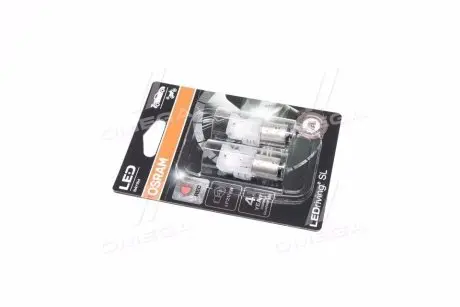 Лампа світлодіодна P21/5W Red 12V 3W BAY15 LEDriving SL (2шт.) (вир-во) OSRAM 7528DRP-02b