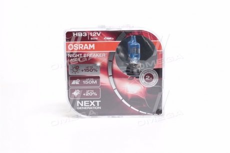 ЛАМПА HB3 12V 60W P20d Box NIGHT BREAKER LASER NG OSRAM 9005NLHCB