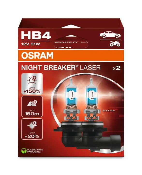 Лампочки освітлення, ксенон, LED OSRAM 9006NL2HB (фото 1)
