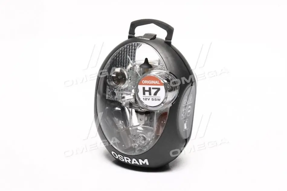 Лампа фарная (набор) H7 12V 55W PX26d (пр-во) Лампа фарная H7 55w - 1шт Лампа оранжевая одноконтактная РY21W 12V ВАU15s -1шт Лампа прозрачная одноконтактная P21W 12V BA15S -1шт Лампа прозрачная двухконтактная P21/5W 12V BAY15D -1шт Лампа проз OSRAM CLKMH7 (фото 1)