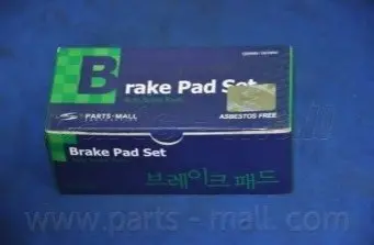 Колодки гальмівні дискові PMC PKC016 PARTS-MALL PKC-016 (фото 1)