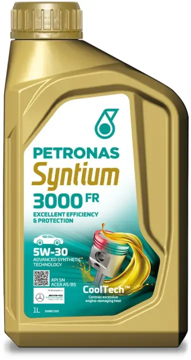 Олива 5W30 SYNTIUM 3000 FR (1L) (WSS-M2C 913-C/913-D/RN0700/STJLR.03.5003) Petronas 70260E18EU (фото 1)