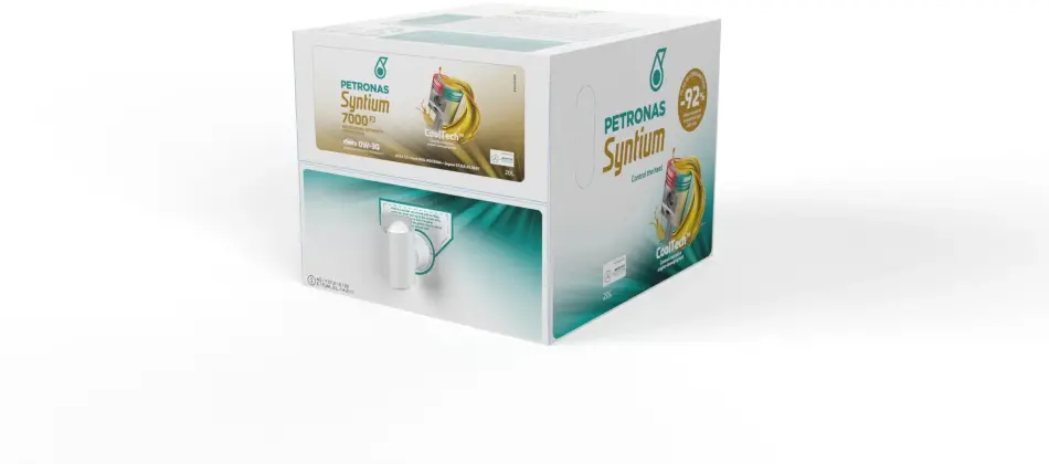 Олива 0W30 SYNTIUM 7000 FJ (20L) (Ford WSS-M2C950-A/Jaguar Land Rover STJLR.03.5007) (ACEA C2) упаковка BiB Petronas 70670RY1EU (фото 1)