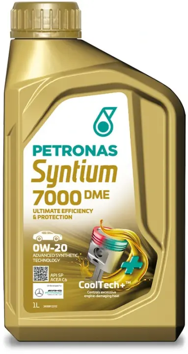 Олива 0W20 SYNTIUM 7000 DME (1L) (MB 229.71/MB 229.72) (API SP) (ILSAC GF-6A/ACEA C6) Petronas 70716E18EU (фото 1)