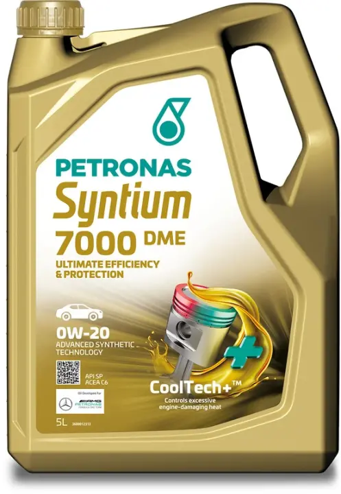 Олива 0W20 SYNTIUM 7000 DME (5L) (MB 229.71/MB 229.72) (API SP) (ILSAC GF-6A/ACEA C6) Petronas 70716M12EU (фото 1)