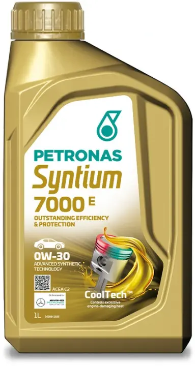Олива 0W40 SYNTIUM 7000 E (1L) (MB 229.5/MB 229.3/VW 502.00/505.00/LL-01/RN0710/Ford WSS-M2C937-A) Petronas 70722E18EU (фото 1)