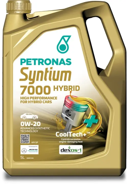 Олива 0W20 SYNTIUM 7000 HYBRID (5L) (API SP/ILSAC GF-6A) (GM dexos1 Gen 3/Ford WSS-M2C962-A1) Petronas 70803M12EU (фото 1)