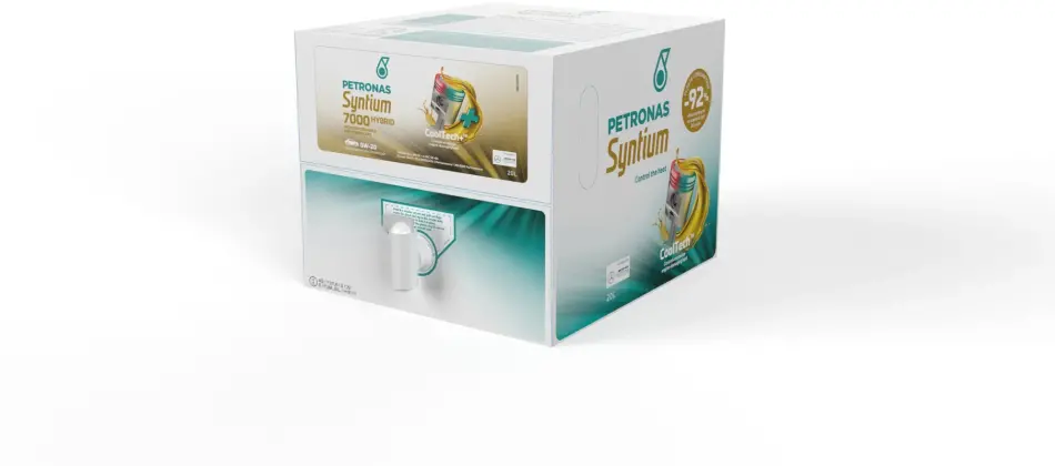 Олива 0W20 SYNTIUM 7000 HYBRID (20L) (API SP/ILSAC GF-6A) (GM dexos1 Gen 3/Ford WSS-M2C962-A1) упаковка BIB Petronas 70803RY1EU (фото 1)