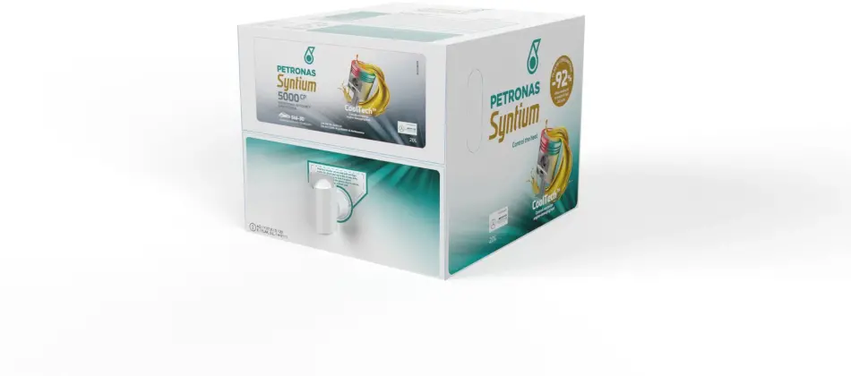 Олива 5W30 SYNTIUM 5000 CP (20L) (MB229.51/MB229.52/MB226.52/Renault RN17/PSA B71 2290) упаковка BiB Petronas 70830RY1EU (фото 1)