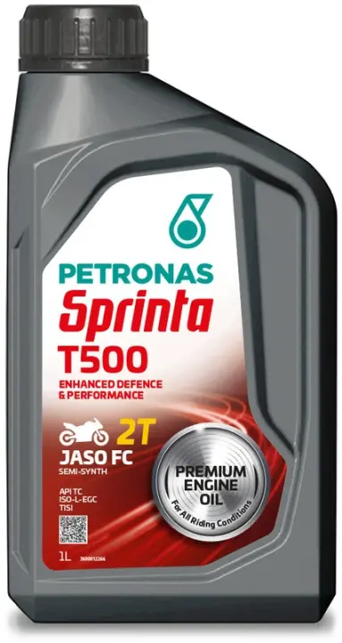 Олива SPRINTA T500 (1L) (ISO EGC/TISI/JASO FC) (API TC) Petronas 73049E15EU (фото 1)