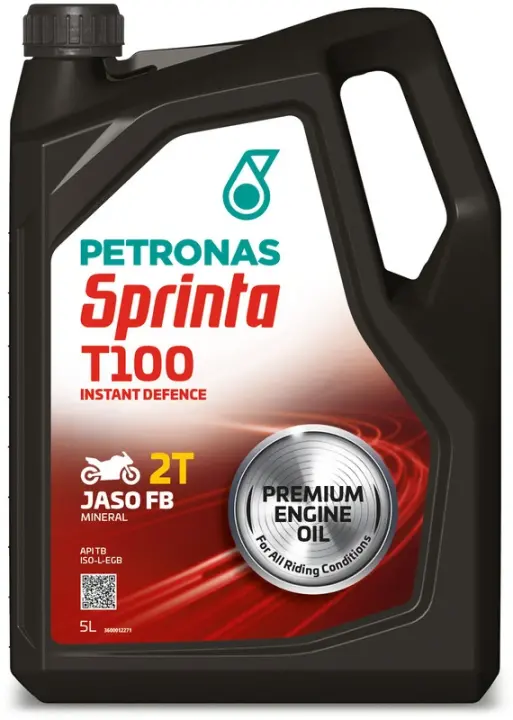 Олива SPRINTA T100 2T (5L) (JASO FB/API TB/ISO EGB) Petronas 73122M12EU (фото 1)