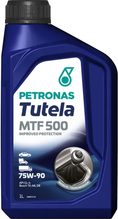 Олива 75W90 TUTELA MTF 500 (1L) (ZF TE-ML 08) (API GL-4) Petronas 76637E15EU (фото 1)