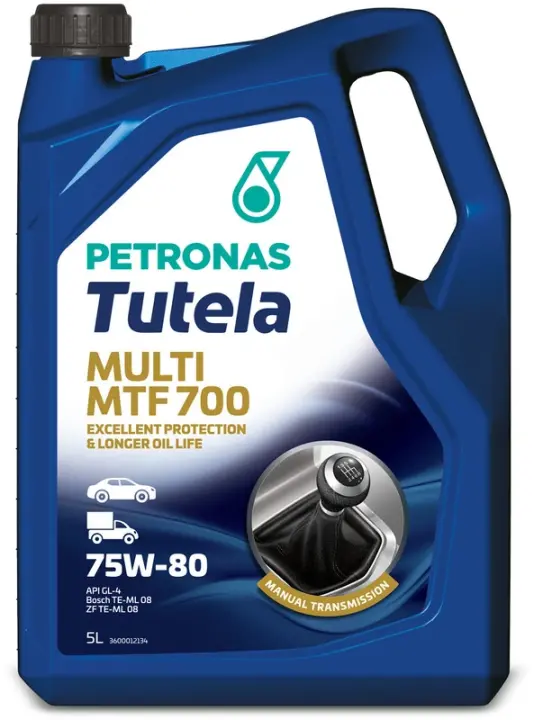 Олива 75W80 TUTELA MULTI MTF 700 (5L) (API GL-4/Fiat 9.55550-MZ12/BMW MTF LT-2/LT-3/LT-4) Petronas 76640M12EU (фото 1)