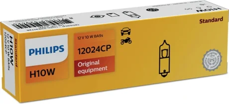 Автолампа 10W PHILIPS 12024CP