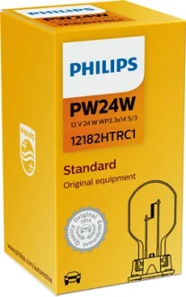 Лампа (картон 1шт) PW24W 12В 24Вт Vision, Білий PHILIPS 12182HTRC1
