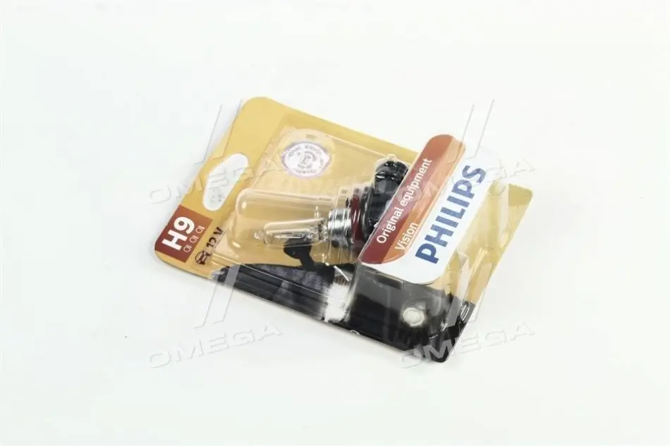 Лампа розжарювання H9 12V 65W PGJ19-5 STANDARD (blister 1шт) (вир-во Philips) PHILIPS 12361B1 (фото 1)