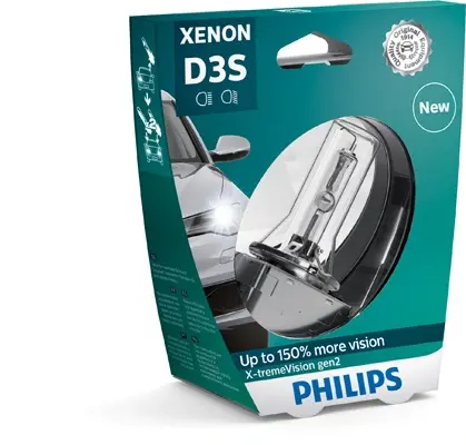 Лампа ксенонова D3S X-tremeVision 42В, 35Вт, PK32d-5 4800К (вир-во Philips) PHILIPS 42403XV2S1 (фото 1)