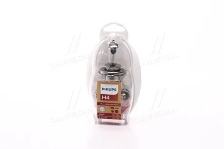 Лампа фарна (набір) H4 12V 60/55W P43t (вир-во Philips) PHILIPS 55473EKKM