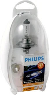 Лампа фарная (набор) H7 12V 55W PX26d (пр-во Philips) PHILIPS 55474EKKM