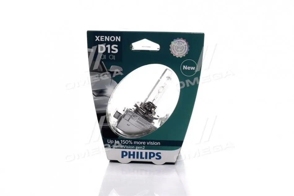 Лампа ксенонова D1S X-treme Vision 85В, 35Вт, PK32d-2 4800К+/-600К (вир-во Philips) 85415XVS1 знятий з пр-ва, заміна на PHILIPS 85415XV2S1 (фото 1)
