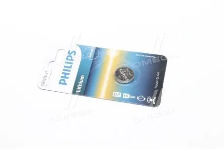 Батарейка CR1616 - 3.0V coin 1-blister (16.0 x 1.6) - Lithium (вир-во Philips) PHILIPS CR1616/00B