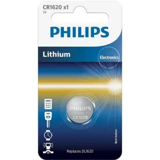 Батарейки кнопкові, літієві PHILIPS CR1620/00B