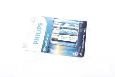 Батарейка LR14/ C Ultra Alkaline (Blister 2шт) (вир-во Philips) PHILIPS LR14E2B/10