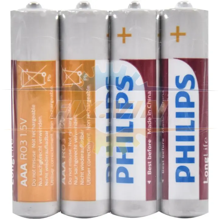 Батарейки PHILIPS R03L4F/10 (фото 1)
