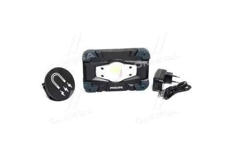Фонарь светодиодный ECOPRO50 LED LAMP RC520 3.7V (пр-во Philips) Philips EcoPro50 предназначен для освещения больших площадей, а потому идеально подходит для освещения рабочего участка, временного использования в качестве настенного светильника или в PHILIPS RC520C1