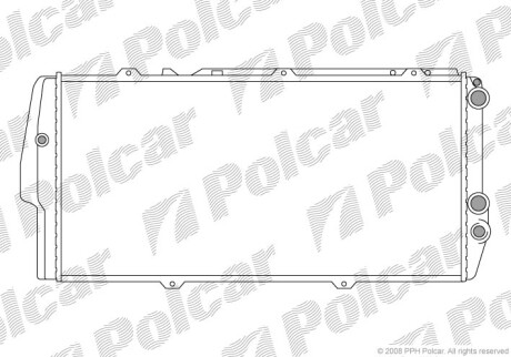 Радіатори охолодження POLCAR/SRL 131508A3 (фото 1)