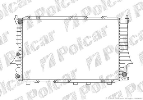 Радіатори охолодження POLCAR/SRL 131608-3