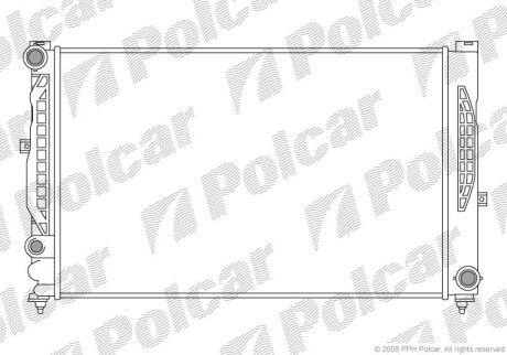 Радіатори охолодження POLCAR/SRL 132408A5