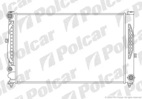 Радіатори охолодження POLCAR/SRL 132408A5
